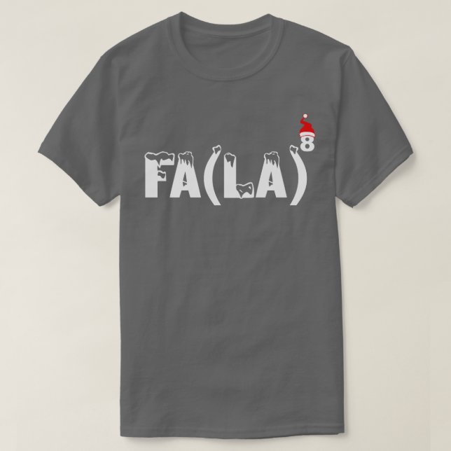 Camiseta matemática fa 1 (Frente do Design)