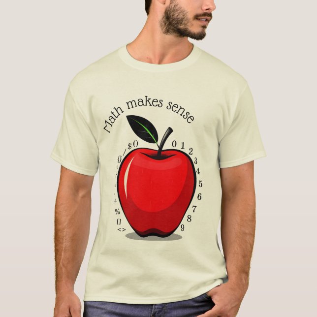 Camiseta Matemática faz professores sensatos (Frente)