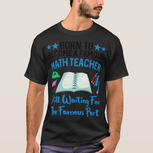 Camiseta Matemática Geométrica Confusão Familiar de Profess (Frente)