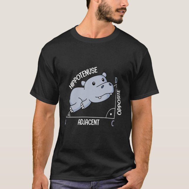 Camiseta Matemática hippotenusa matemática 1 (Frente)