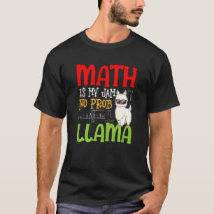 Camiseta Matemática Llama Alpaca Math É Meu Emperramento Se