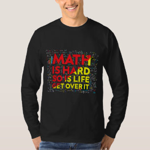 Camiseta Matemática Matemática É Professor Duro De Matemáti