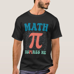 Camiseta Matemática Me Inspira Piadas Engraçadas de Matemát