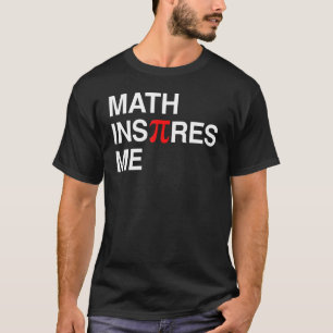 Camiseta Matemática me inspira símbolo IP DAY professor est