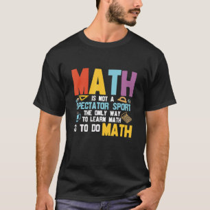 Camiseta Matemática Não É Especialista Em Esportes Estudant