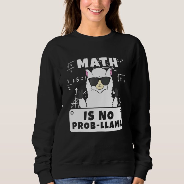 Camiseta Matemática Não É Matemática Prob Llama (Frente)