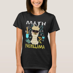 Camiseta Matemática Não É Prob Lama Piada Matemática Profes