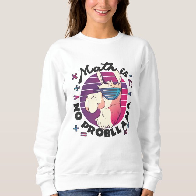 Camiseta Matemática Não É ProbLlama (Frente)