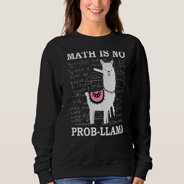 Camiseta Matemática Não É Professor De Llama Alpaca (Frente)