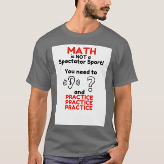 Camiseta Matemática não é um esporte de espectador 3