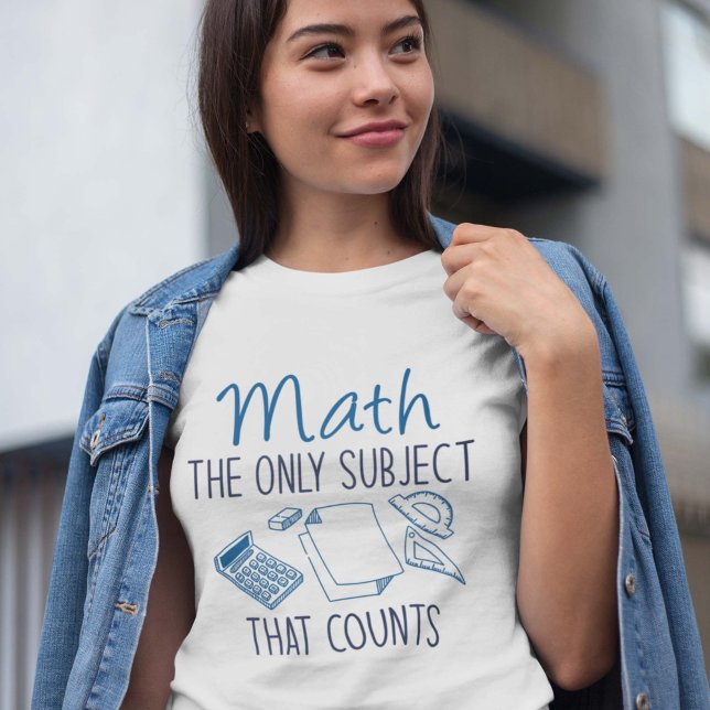 Camiseta Matemática O Único Assunto Que Conta (Criador carregado)