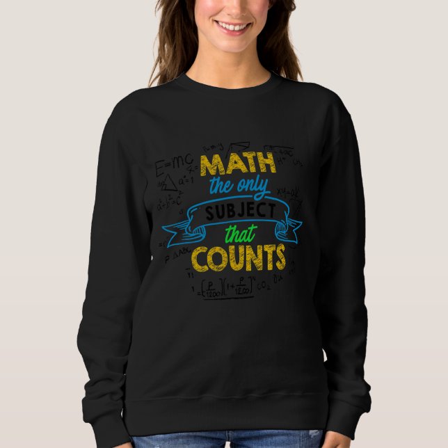 Camiseta Matemática O Único Assunto Que Conta Com O Profess (Frente)