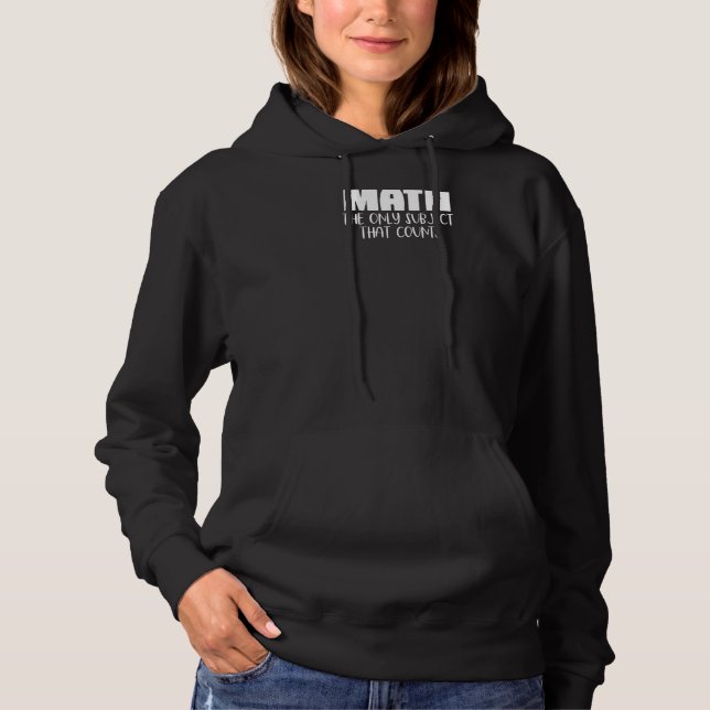 Camiseta Matemática O Único Assunto Que Conta Com O Teac Da (Frente)