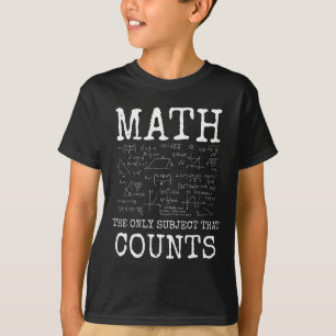 Camiseta Matemática O Único Assunto Que Conta Professor Eng