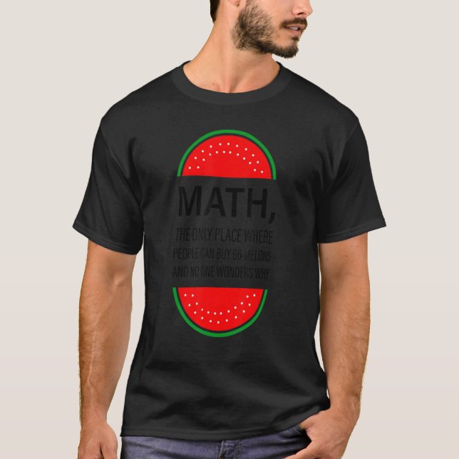 Camiseta Matemática O Único Local Onde As Pessoas Podem Com (Frente)