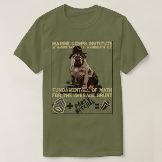 CAMISETA MATEMÁTICA PARA GRUNTS