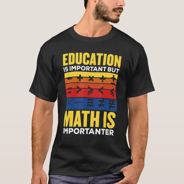 Camiseta Matemática Para Mulheres Matemáticas Para Homens (Frente)