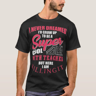 Camiseta Matemática Professora de amizade 