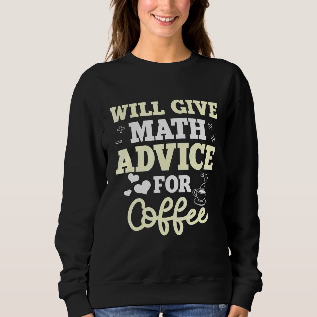 Camiseta Matemática - Professora de Café Matemáticos (Frente)