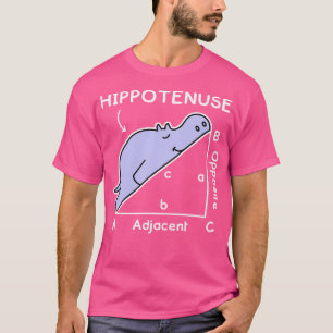 Camiseta Matemática Pun. Hipotensão. Piada Hippotenuse