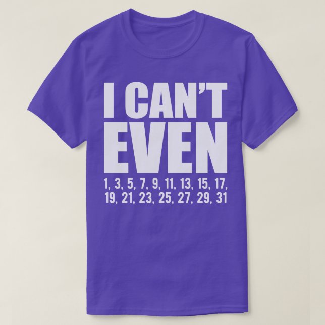 Camiseta Matemática que nem consigo (Frente do Design)