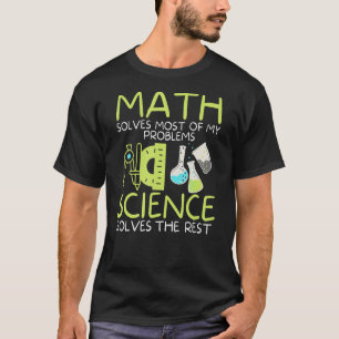 Camiseta Matemática resolve a maioria dos meus problemas Ci