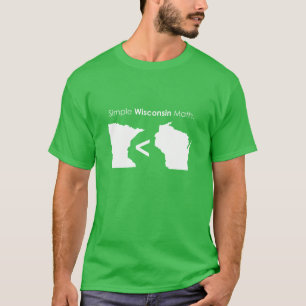 Camiseta Matemática simples de Wisconsin