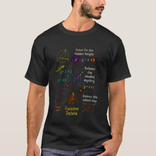 Camiseta MATEMÁTICA "TRALALERO TRALALA" Puzzle de Equação G