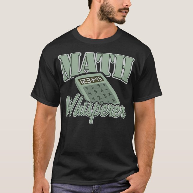Camiseta Matemática Whisperer Matthematician no ac (Frente)