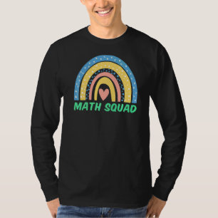 Camiseta Matemático Bô Arco-Íris Estudante Matemático de Vo