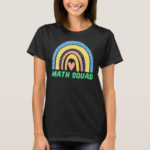 Camiseta Matemático Bô Arco-Íris Estudante Matemático de Vo