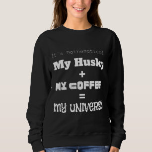 Camiseta Matemático Meu Rouco + Meu Café = Minha Feliz Onu