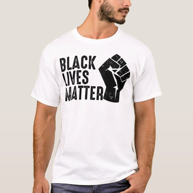 Camiseta matéria da vida negra (Frente)
