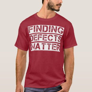 Camiseta Matéria de Detecção de Defeitos do Avaliador de Co