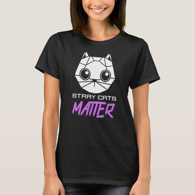 Camiseta Matéria de Gatos Estritos (Frente)