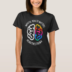Camiseta Matéria De Saúde Mental Termina Estigma