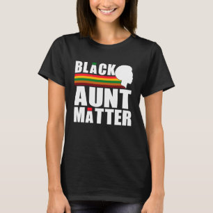 Camiseta Matéria de Tia Negra Afro-Americana do Orgulho Neg