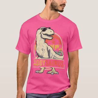 Camiseta Matéria Pai Surus Daddysaurus T Rex Dinosaur