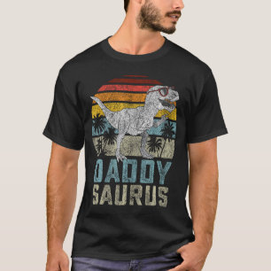 Camiseta Matéria Pai Surus Daddysaurus T Rex Dinosaur