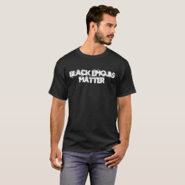 Camiseta Matéria preta de Emojis