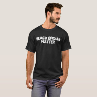 Camiseta Matéria preta de Emojis