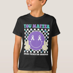 Camiseta Matéria Verde-azulado Roxo Conscientização Saúde M