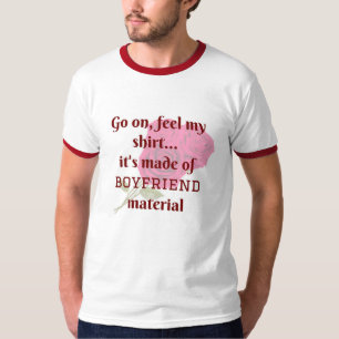 Camiseta Material de Namorado de Colheita Engraçado
