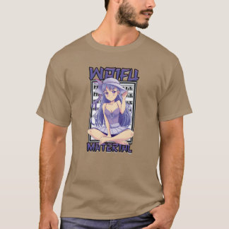 Camiseta Material de Waifu Anime