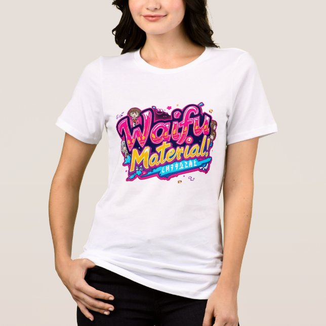 Camiseta Material Waifu (Frente)