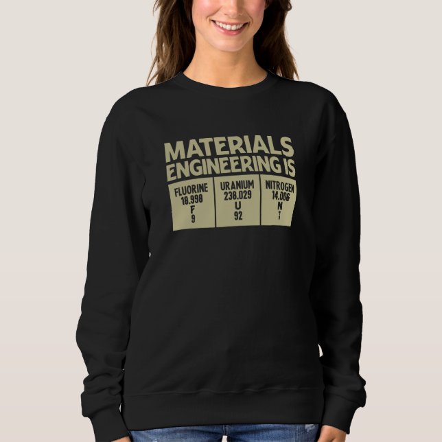 Camiseta Materials Engineering Is Fun Profession Engineerin (Frente)