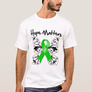 Camiseta Matérias colagogas da esperança do cancer
