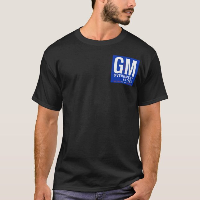 Camiseta Matérias do governo do GM (Frente)