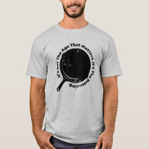 Camiseta Matérias do tempero do ferro fundido