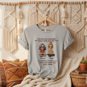 Camiseta Maternidade Confortante Laço Entre Mãe e Filha